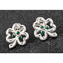 Earrings Lucky Shamrocks